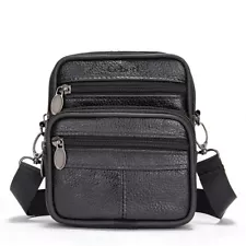 SALE!!! Mens Genuine Leather Fanny Bag Messenger Shoulder Satchel Waist Bag P...