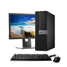 Dell Desktop Computer PC i5, 16GB RAM, 2TB HDD, 22" LCD, Windows 10 Pro, WiFi