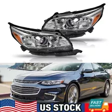 Projector Headlights Headlamps For 2013 2014 2015 Chevy Malibu Lamps Front US