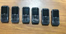 (Lot of 6 )- Verizon Sonim XP5 XP5700 4G 16GB Phones Black