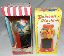 2 Mini Gumball Machines about 6" tall - Both new in the Box