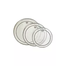 Remo Pinstripe Tom Drumhead Pack Standard Clear