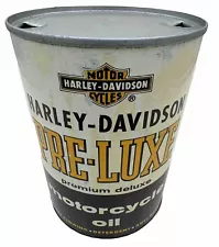 Vintage Harley Davidson Oil Can Pre Luxe Empty Quart