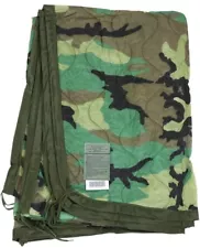 NEW US Military Poncho Liner Woobie Woodland M81 Camo BDU Army USMC Issue