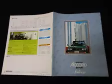 @Honda Accord CVCC Saloon SJ Exclusive Book Catalogue / 1978 [From that time