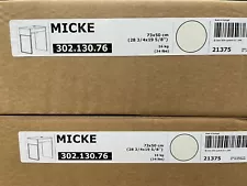 Ikea MICKE Small Desk, white 28 3/4x19 5/8 " - NEW