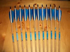 One Dozen NOS Matching Cedar Arrows Made By Bear