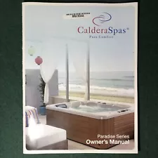 Caldera Spas Owners Manual - Paradise Series - Salina Martinique Kauai - Watkins