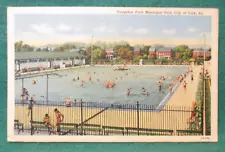 Estate Sale ~ Vintage Postcard - Farquhar Park Municipal Pool, York, Pa.