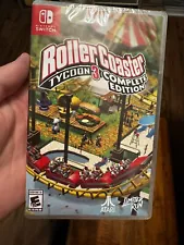 Roller Coaster Tycoon Complete Edition Limited Run Brand New Sealed Switch !