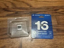 LOT 2 Sony Playstation Vita PS Vita Memory Cards 4GB Used 16GB NEW IN PACKAGE