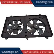 For 2003-2007 Honda Accord EX LX DX Radiator Condenser Cooling Fan Assembly 2.4L