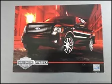 2010 Ford F-150 Harley Davidson Pickup Truck Original 1-page Sales Brochure Card