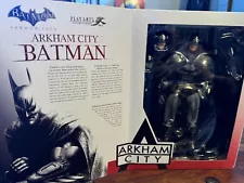 Batman Figure Arkham City Play Arts Used in Box Good Condition FREE SHIPPING