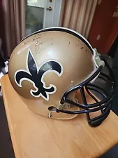 New Orleans Saints Football Used Helmet Full Size XL