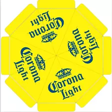 CORONA LIGHT 9 foot BEER UMBRELLA MARKET PATIO STYLE HUGE NEW OTHER