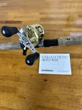 Shimano Calcutta TE400 In Good Used Condition. Spooled With 65 lbs. Masterbraid