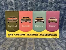 1965 Chevrolet Original Accessories Sales Brochure Impala Corvair Chevelle