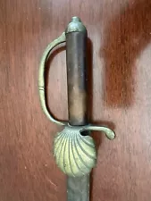 Antique 18th Century British Clam Shell Sword