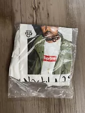 2017 Supreme Nasty Nas T-Shirt Photo Box Logo Tee White Mens Size M USA NWT