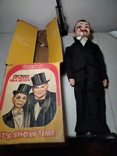 Rare Vintage Charley McCarthy Ventriloquist Doll Dummy w/ original Box