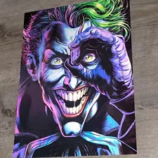 Joker Image Changing 3D Holographic Lenticular Poster 3-in-1 Triple Transitions