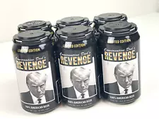 TRUMP BEER CANS--Conservative Dad's Revenge for Collectors 6 pk limited edition