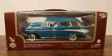 Road Legends 1957 Chevy Bel Air Nomad Station Wagon Green Diecast 1:18 Scale New