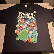 Attila Band Tshirt Weed Mario Luigi Yoshi Bong High 2xl Xxl