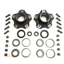 COMPLETE FRONT AXLE HUB KIT / BOTH SIDES (OEM) - SAMURAI '85-'95