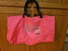 Victoria's Secret Sport Duffle Bag Gym Travel Weekender Neon Pink 28" X 16"