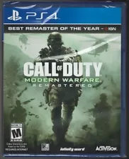 Call of Duty: Modern Warfare Remastered PS4 (Brand New Factory Sealed US Version