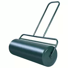 New Listing13 Gallon Lawn Roller Heavy-Duty Steel Push/Pull Sod Roller for Soil,Grass,Green