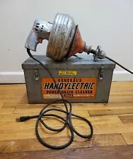 General Handylectric Power Drain Cleaner Machine.Made in USA-Tested Works Great!