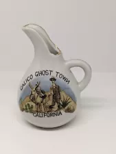 Vintage SOUVENIR Miniature Pitcher CALICO Ghost Town California