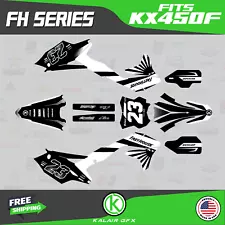 Graphics Kit for Kawasaki KX450F (2016-2018) KX 450F FH Series - White