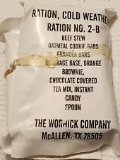 Ration Cold Weather RCW 1998 Warnick Unopened Vintage Artic MRE