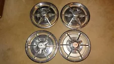 1963 63 Chevrolet Corvette hubcaps, set of 4. wheel covers. hub caps. Chevy