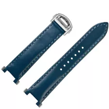 Blue Strap Band for Cartier Pasha Quick-Release in Calf Leather 19mm