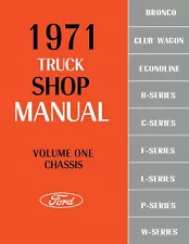 1971 Ford Truck Factory Shop Manual (5-Volume Set)