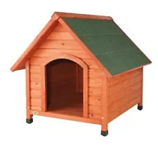 30" Cottage Durable Weatherproof Wooden Dog House for Small Dogs, Indoor Outd...