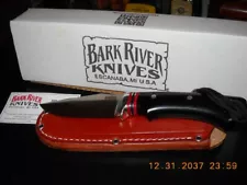 Bark River Knife 1st production run A-2 Handy Hunter NOS USA Michigan