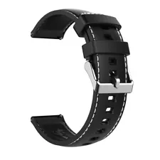 Gear S2 Classic Bands, Gear Sport Band Silicone Strap Quick, Black, Size 20mm