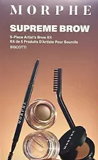 MORPHE Supreme 5 pc. Artist Brow Kit in Biscotti~Pencil/Powder/Wax/Cream/Brush