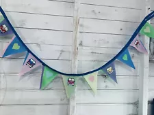 Camper Van Bunting Vintage Beach Hut Shabby Chic Hearts Rainbow Caravan Seaside