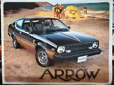 1978 Plymouth Arrow CAR sales brochure 10 pg ORIGINAL literature