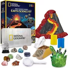 NATIONAL GEOGRAPHIC Earth Science Kit-over 15 Science Experiments for Kids Gift