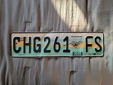 $12.49 SALE!! South Africa License Plate - Free State Province CHG 261 FS