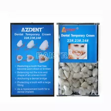 AZDENT Dental Temporary Crown 22# 23# 24# Anterior Teeth Tooth Covering