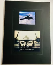 SR-71 BLACKBIRD Dual Photo Matted Ready For Framing 12 X 16 In The Air & Hangar